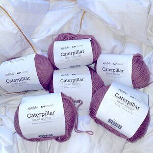 6 skeins of cotton/merino blend DK weight yarn